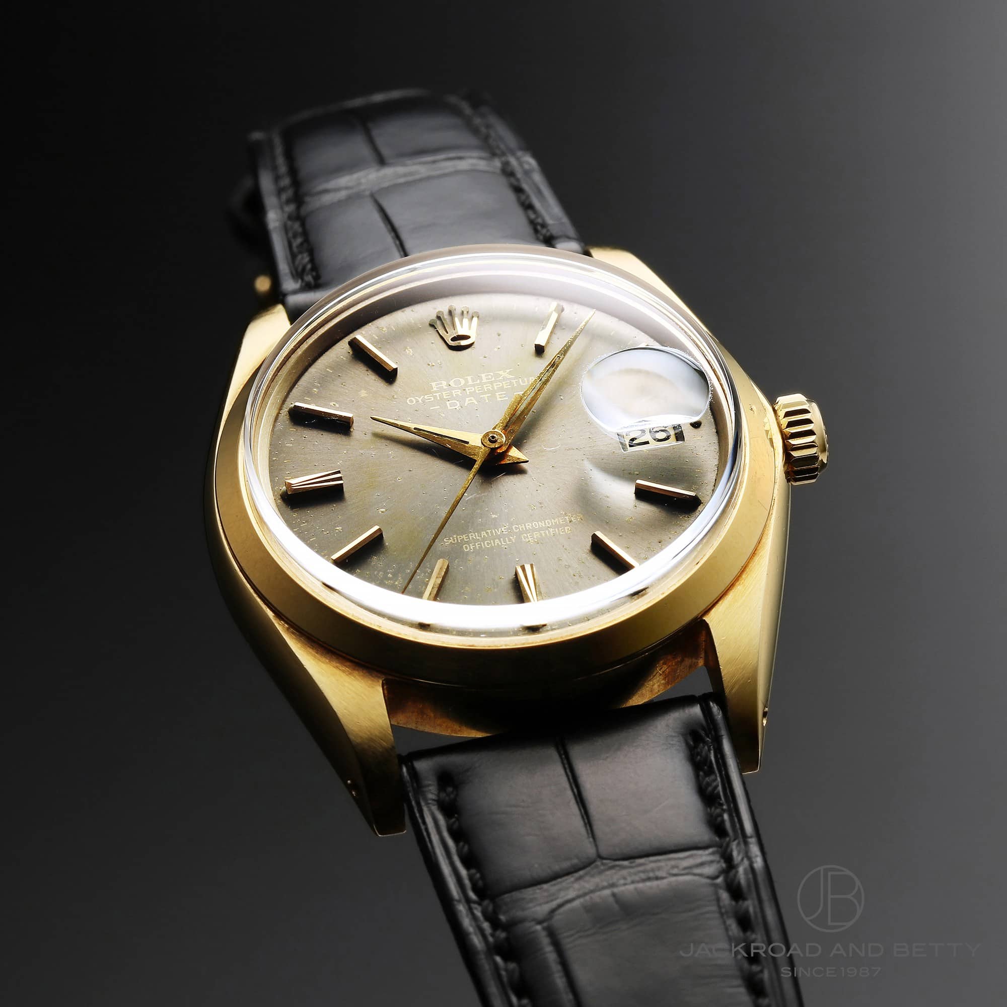 【極美品】ロレックス　オイスターパーペチュアル　デイト 6917 ROLEX（ロレックス） オイスターパーペチュアル デイト ブラック