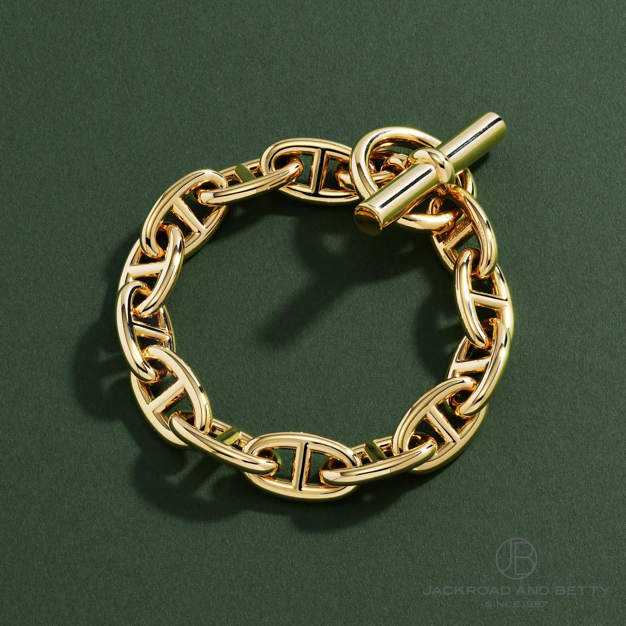 シェーヌ・ダンクル ブレスレット GM 13コマ K18YG[] Chaine d'ancre