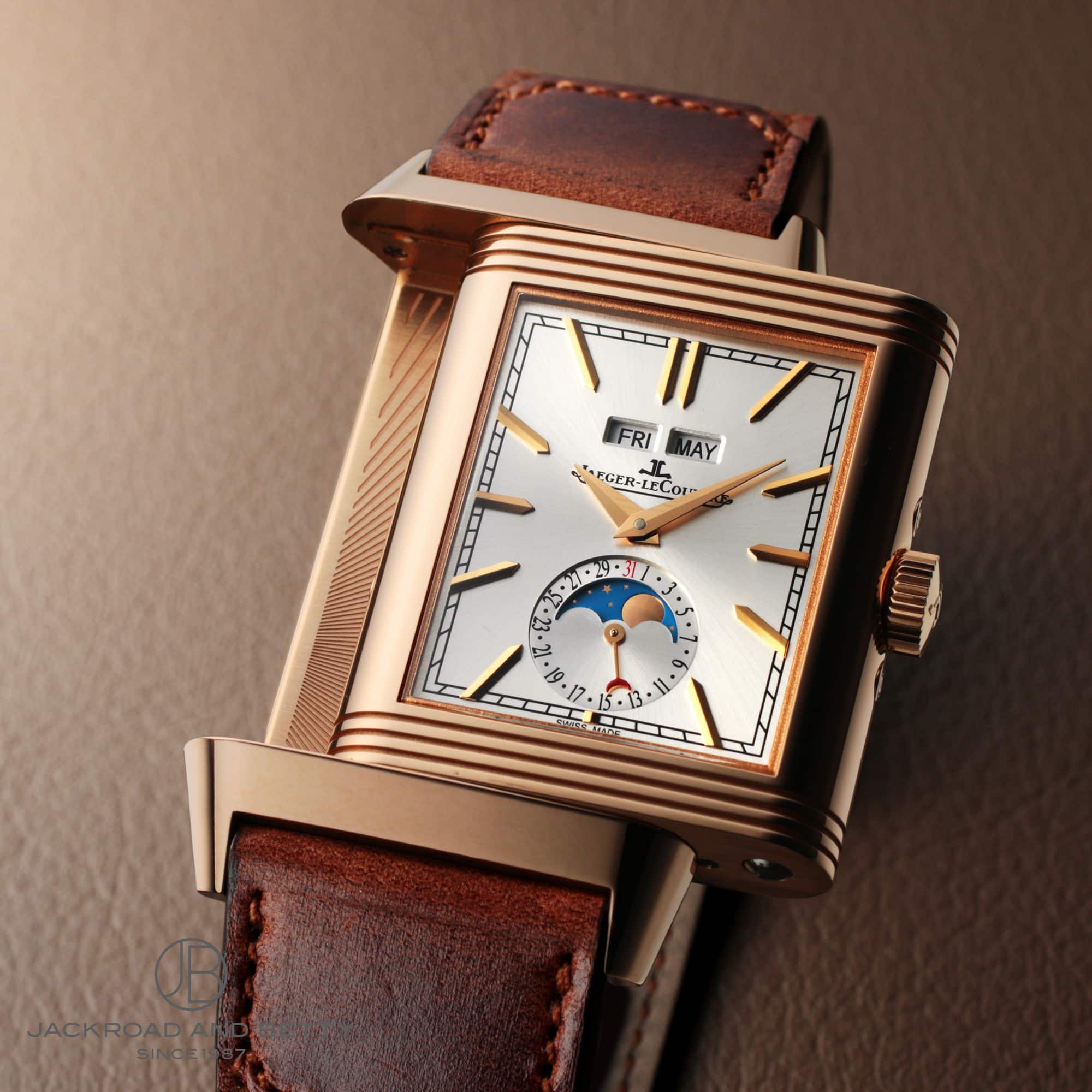 オー・トリプル　クレッソン・ドリオン・エ・ペルシ・ドゥ・サルデーニュ レベルソ トリビュート デュオ カレンダー[Q3912530] Reverso Tribute