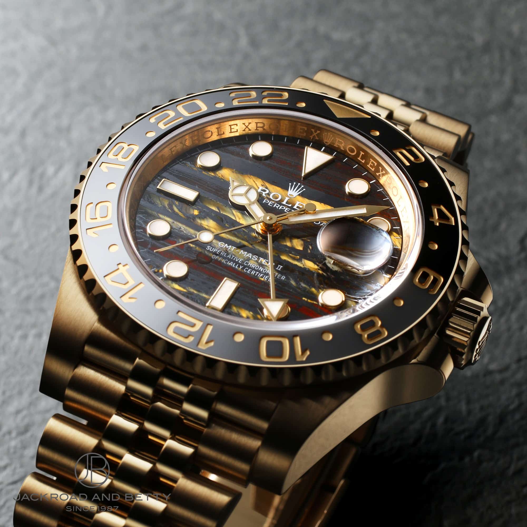 ロレックス GMTマスターII タイガーアイアン Ref.126718CHNR