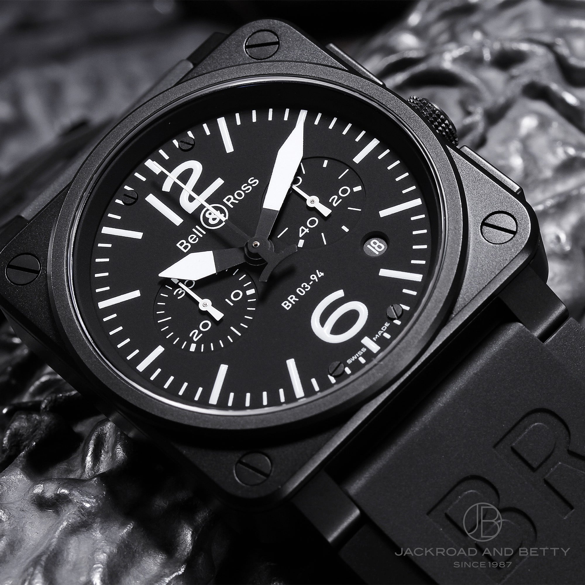 Bell&Ross BR03-94 ベルアンドロス ファントムクロノグラフ 時計