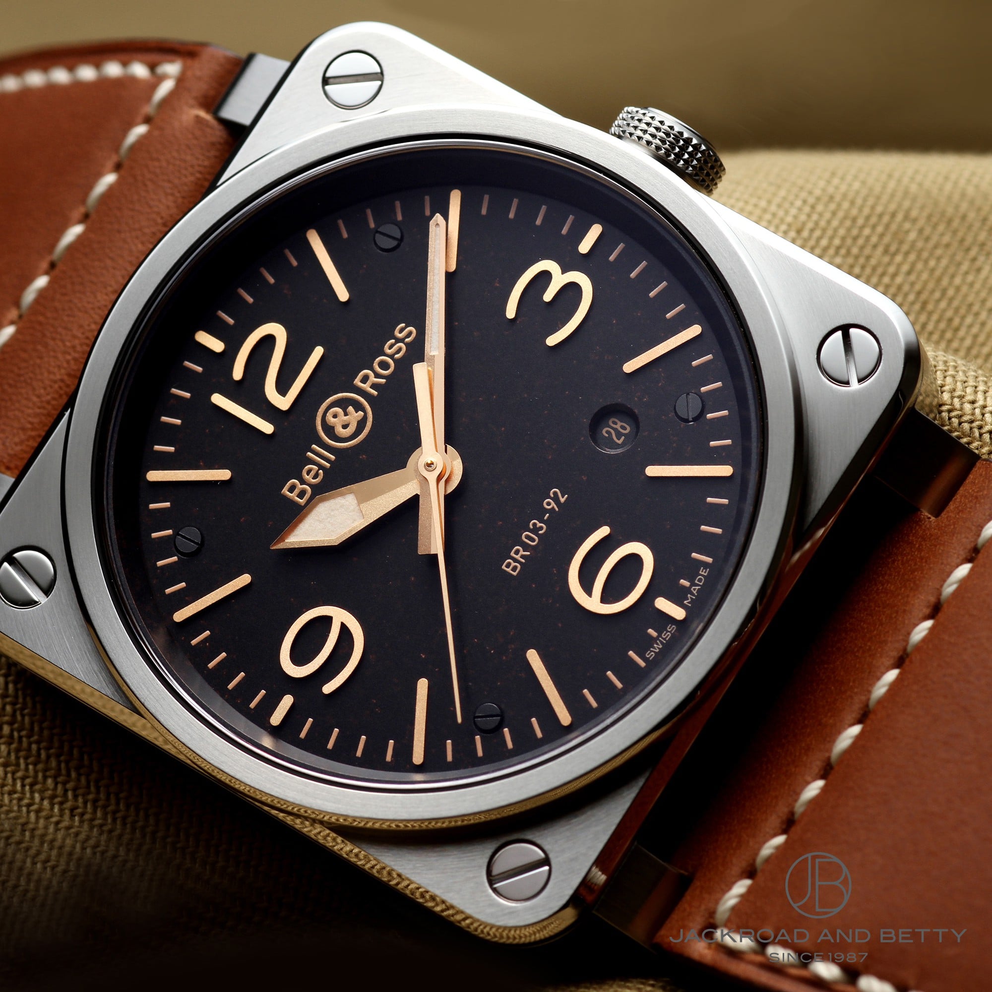 Bell＆Ross ベル＆ロス BR03-92 ゴールデンヘリテージ BR03-92-S