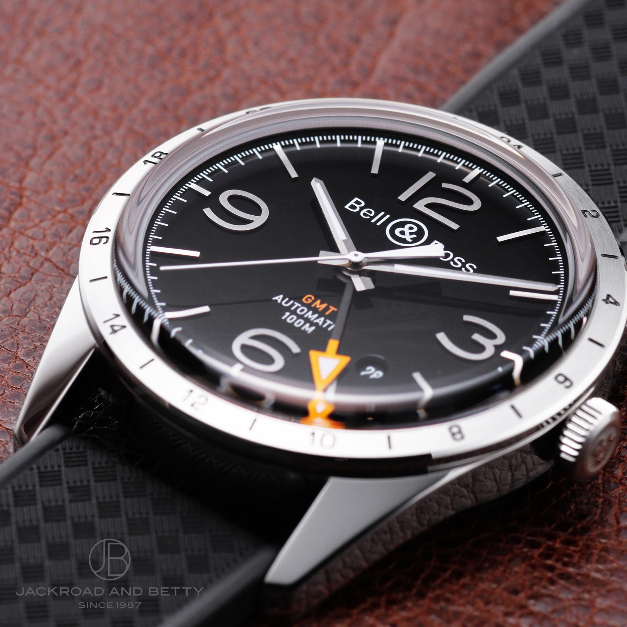 ベル＆ロス Bell＆Ross BRV123-BL-GMT-SRB ヴィンテージ BR123 GMT 24H ...