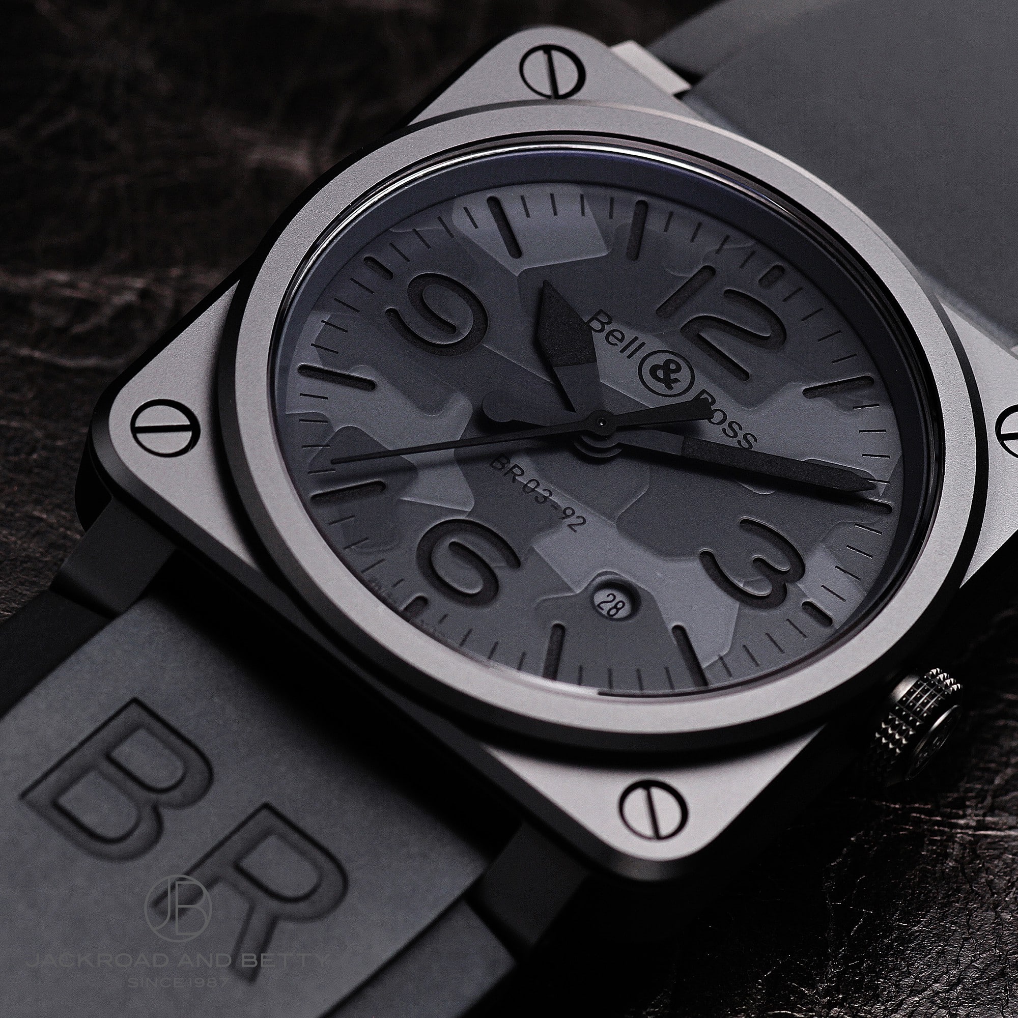 Bell & Ross ベル&ロス BR 03-92 ブラック カモフラ 時計