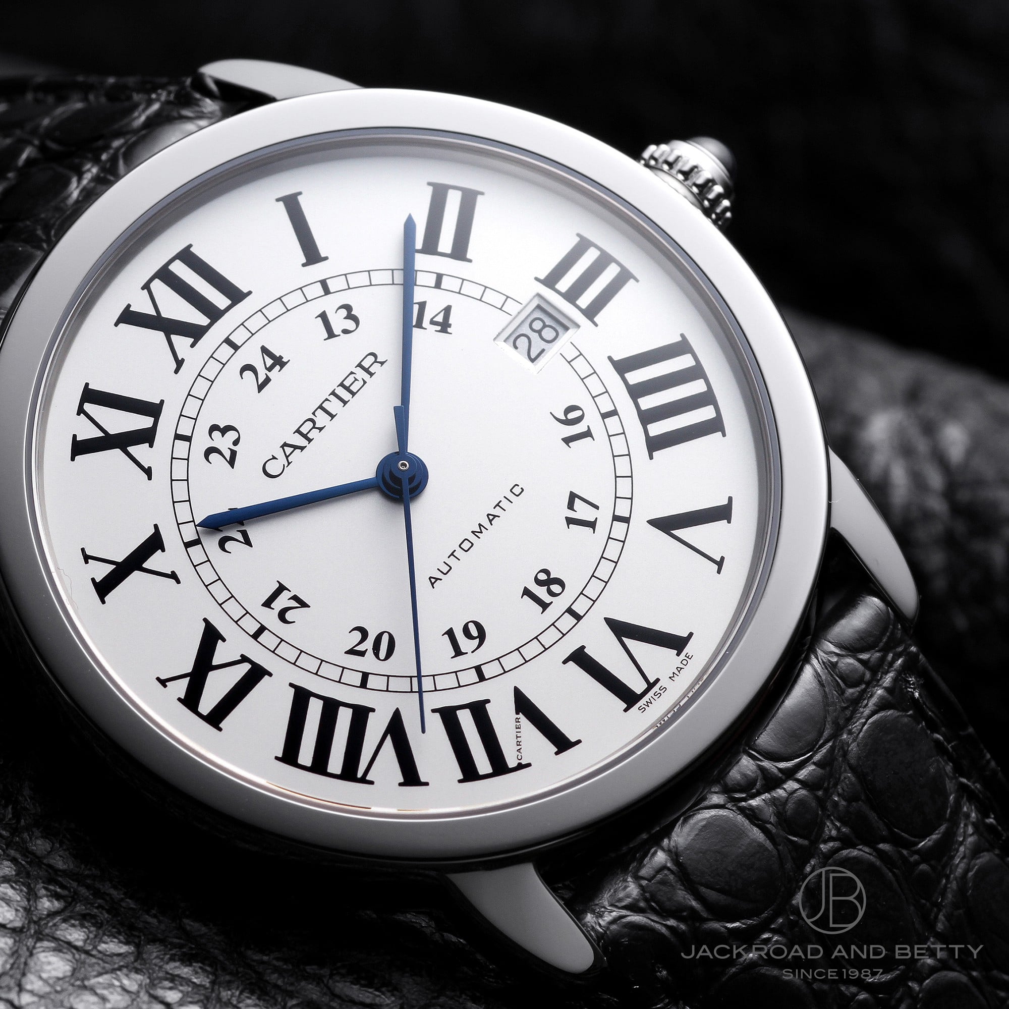 カルティエ CARTIER W6701010 ロンドソロXL デイト 自動巻き メンズ _761649