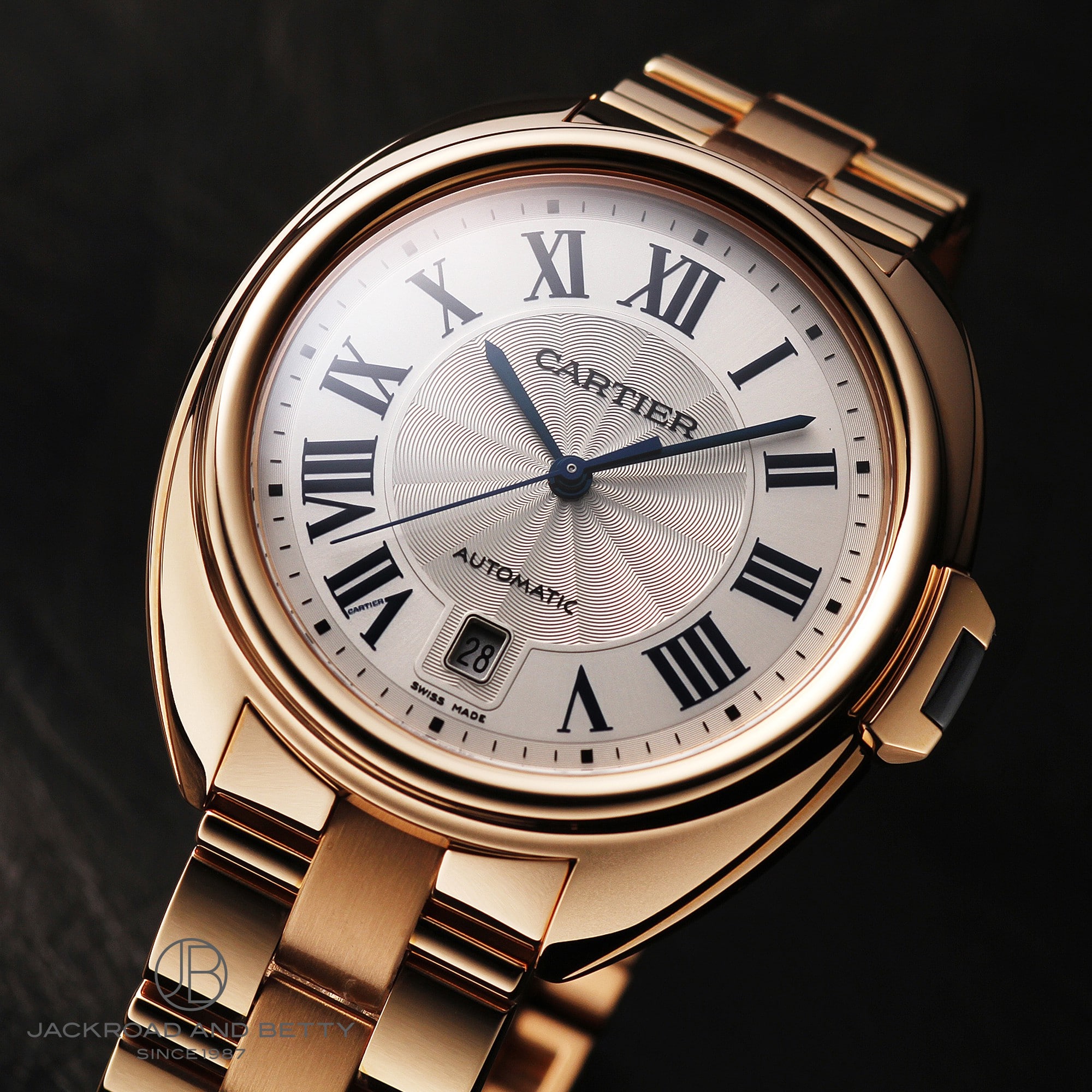 安い人気 カルティエ Cartier クレ ドゥ WGCL0002 シルバー文字盤 中古