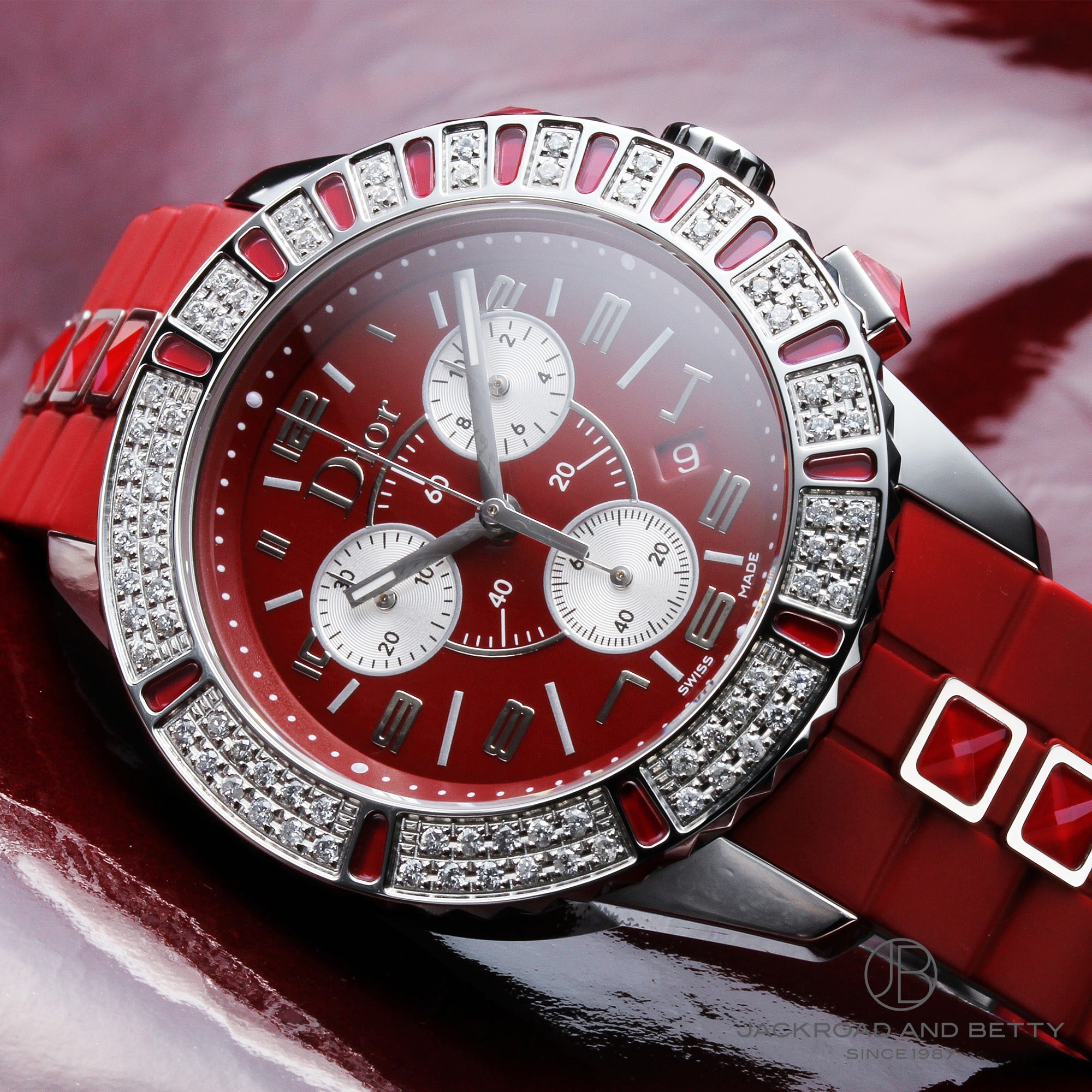 Dior Homme 腕時計クリスタルクロノグラフChristianDior
