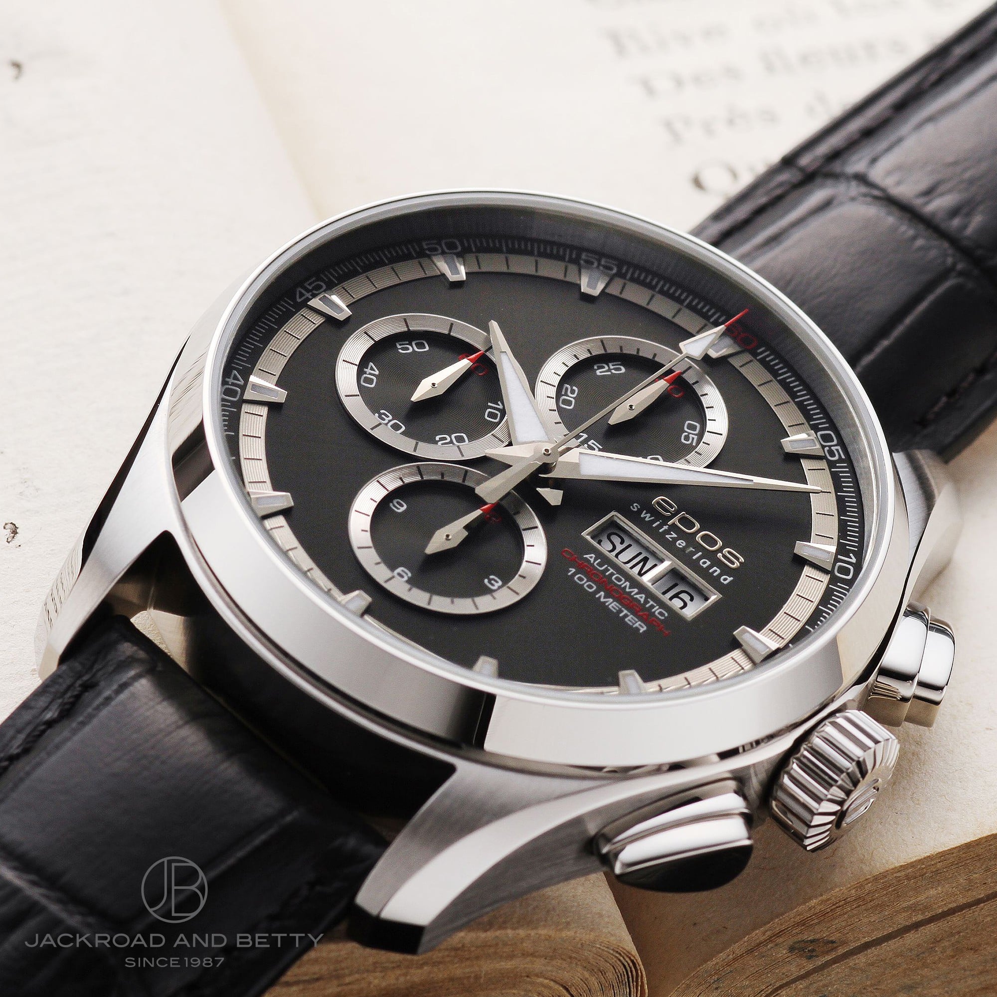 本命ギフト スポーティブ クロノグラフ[3433GY] Sportive Chronograph エポス