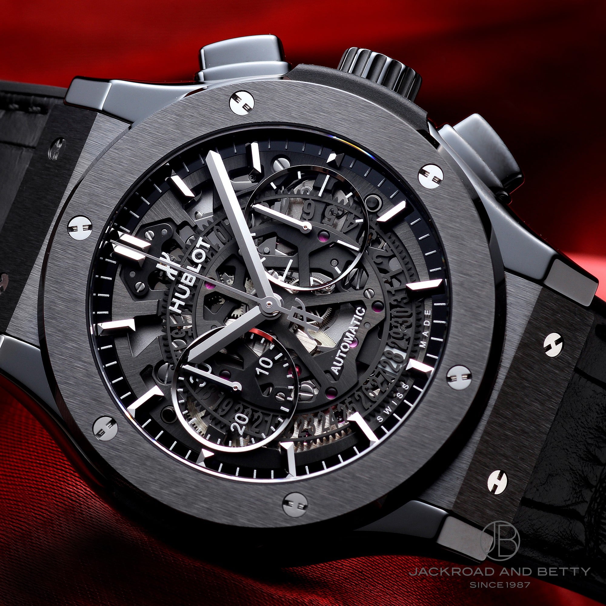 HUBLOT クラシックフュージョン　アエロフュージョン　ブラックマジック