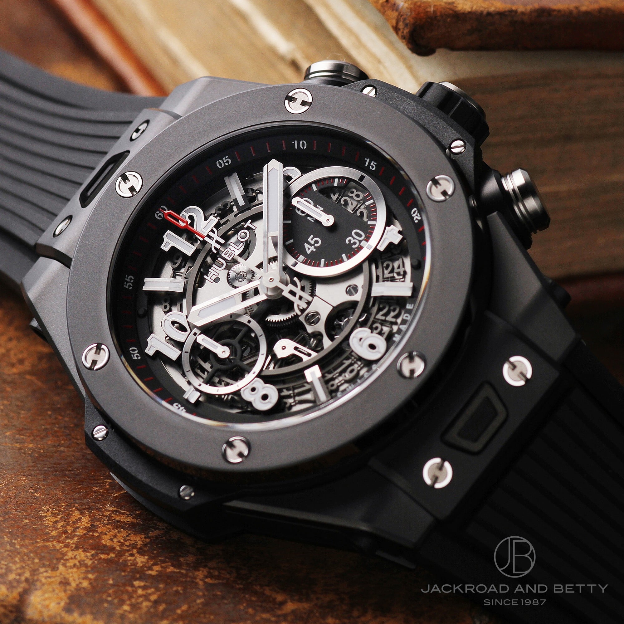 良品☆HUBLOT ワンクリック 45mm 44mm ウニコ用 401系 411系