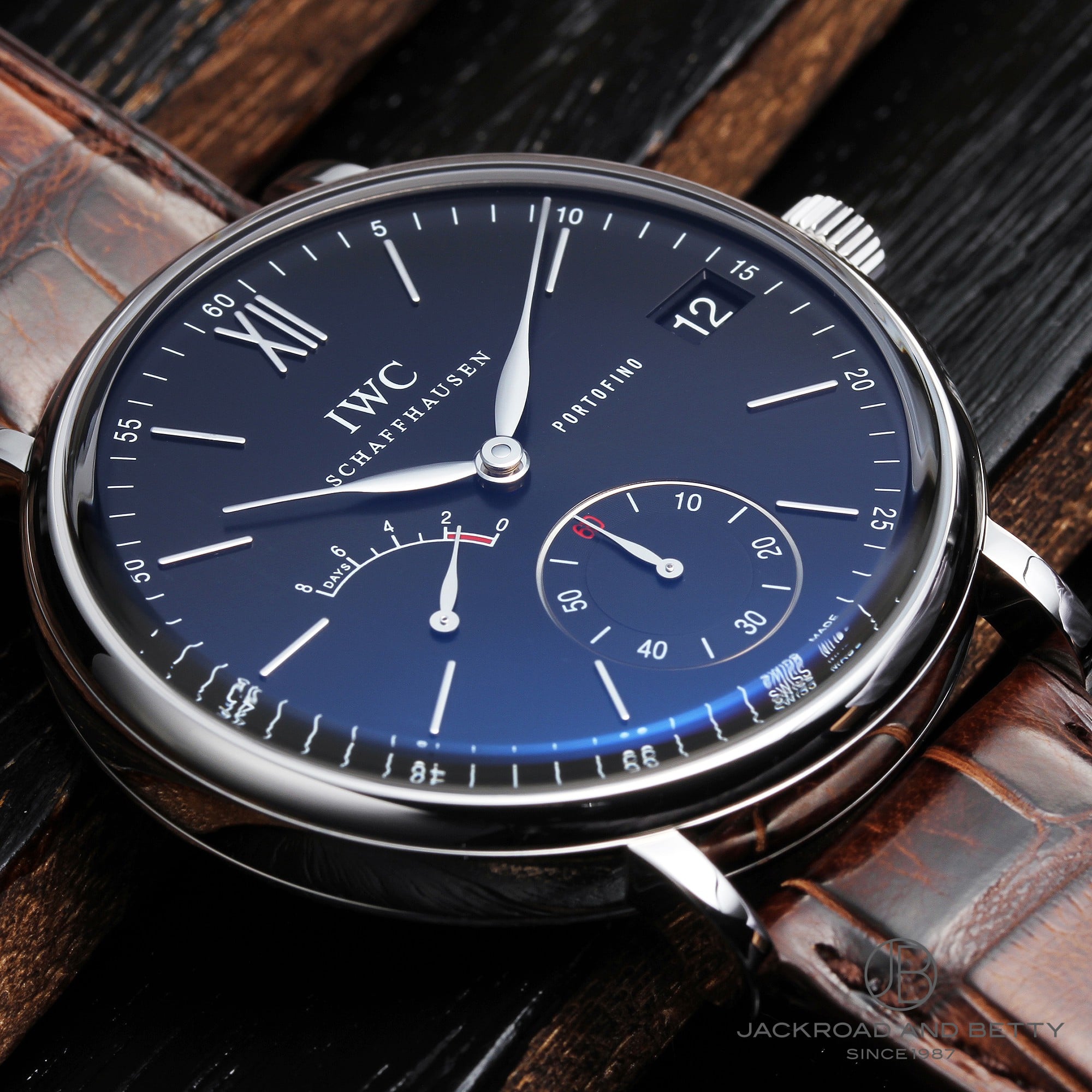 IWC IWC SCHAFFHAUSEN IW510102 ポートフィノ ハンドワインド 8デイズ 手巻き メンズ 美品 保証書付き_775041