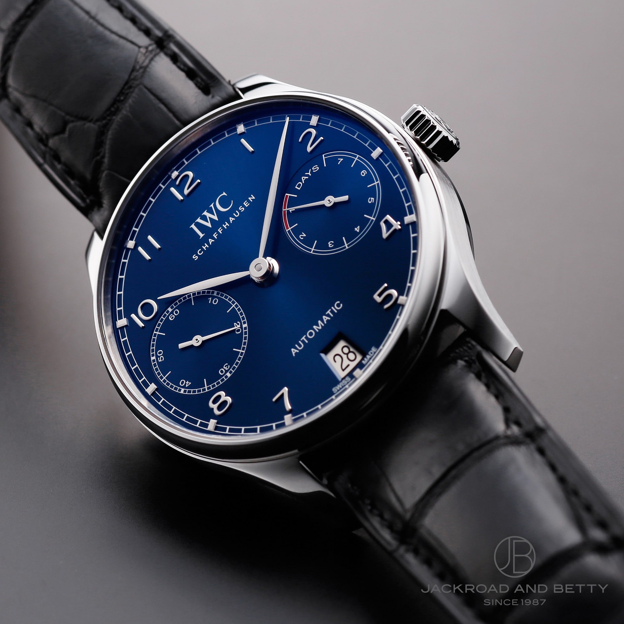 IWC IWC SCHAFFHAUSEN IW500710 ポルトギーゼ 7デイズ クロノグラフ 自動巻き メンズ 保証書付き_741648