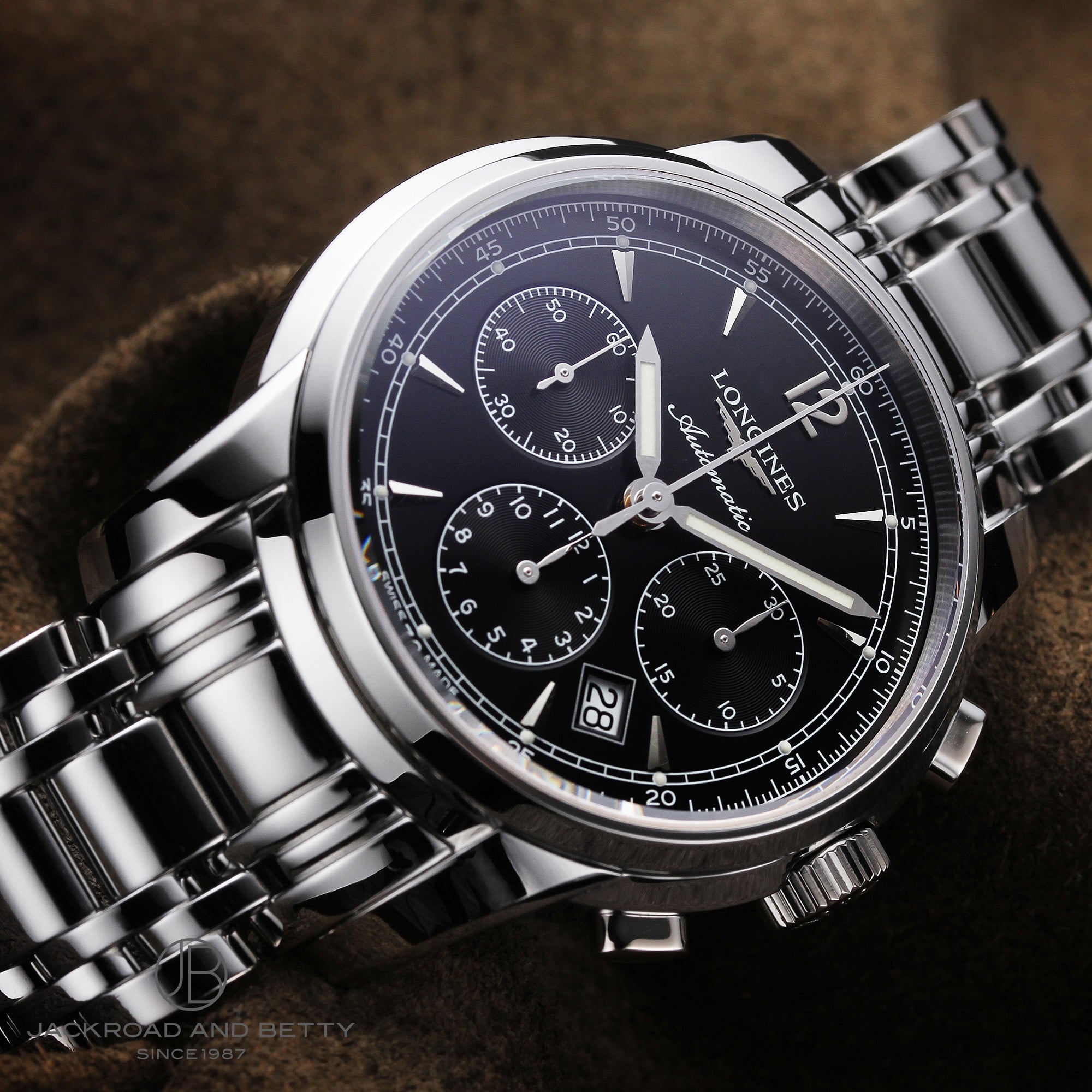 ◎◎LONGINES サンティミエ 自動巻 腕時計 L2.263.4 ブラック