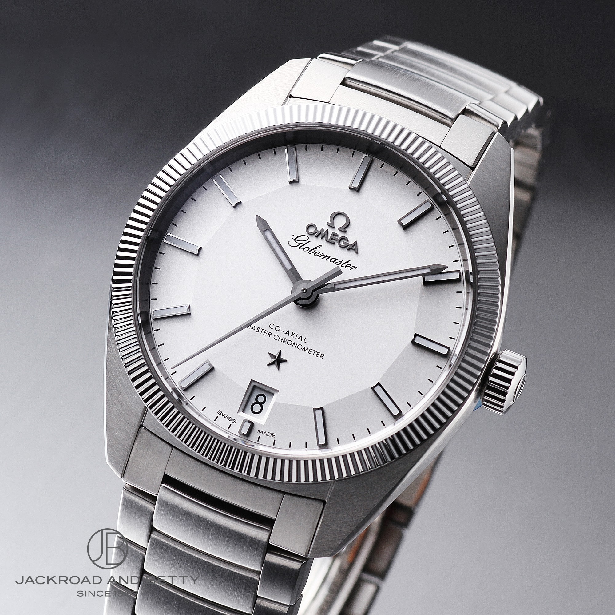 オメガ グローブマスター ホワイト文字盤 シルバー文字盤 39mm 腕時計