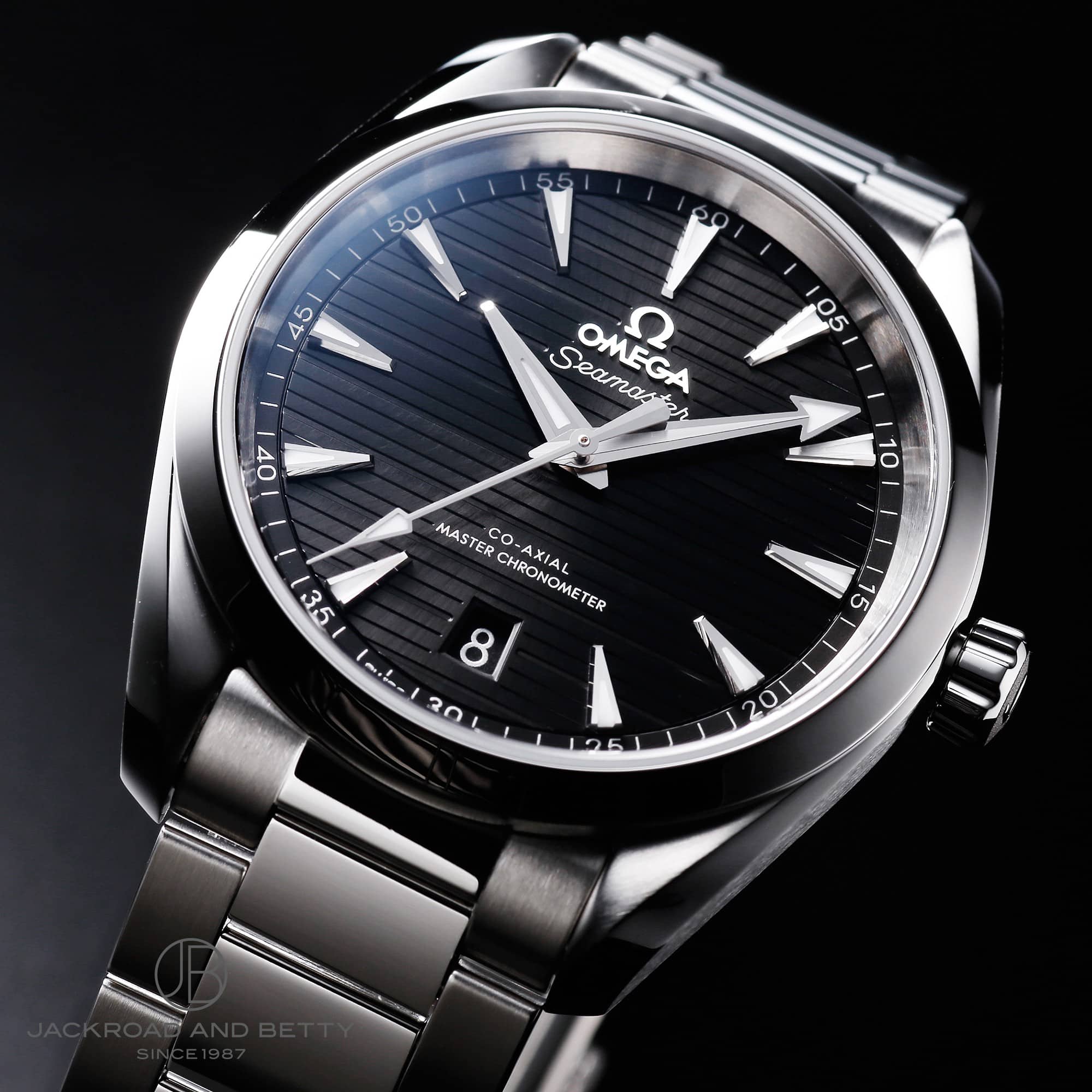 オメガ シーマスター アクアテラ コーアクシャル マスター クロノメーター 38mm Seamaster Aqua Terra Co-Axial Master Chronometer 38mm
 220.10.38.20.03.002 箱 保証書 SS メンズ時計 ブルー 仕上げ済 美品