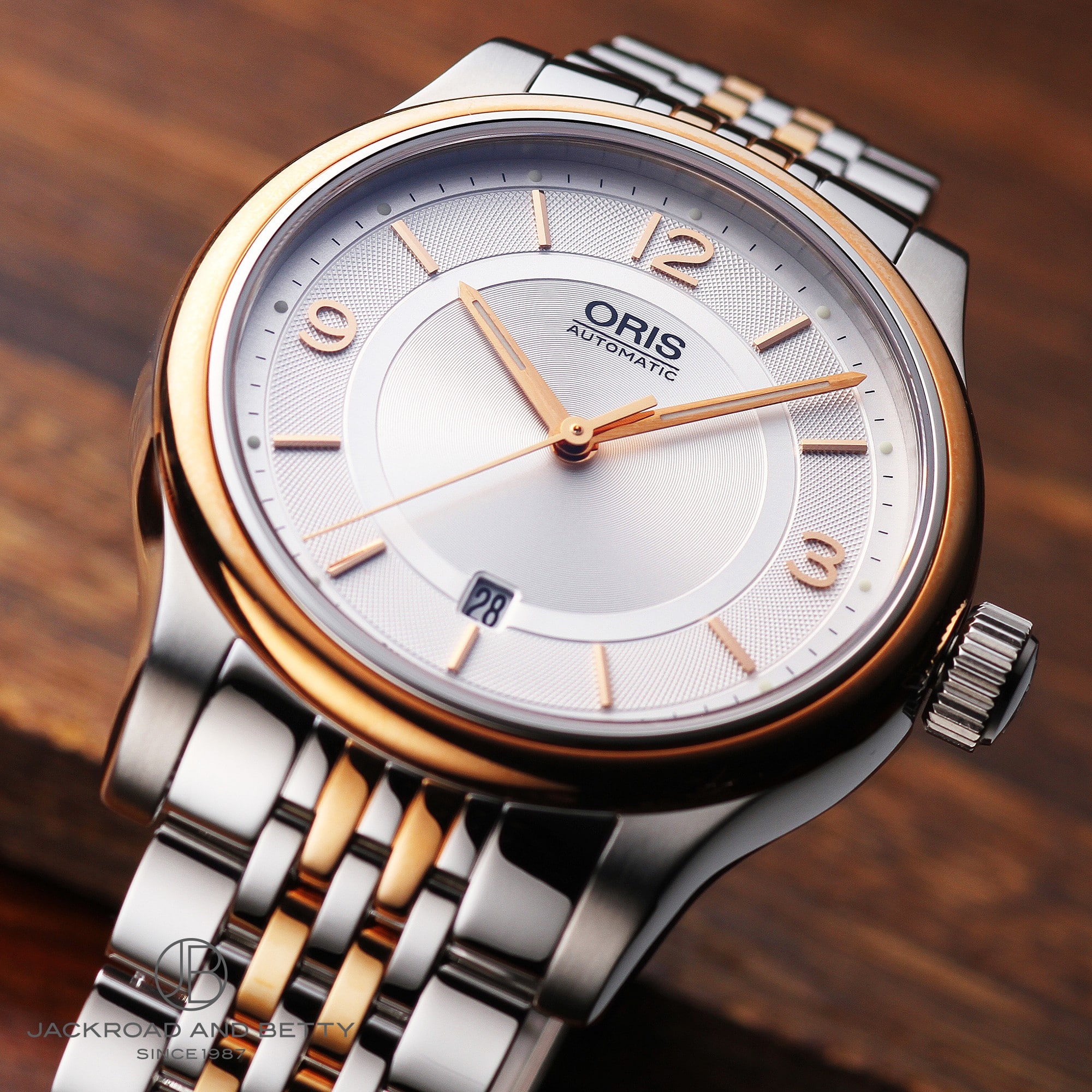 オリス クラシックMans Automatic Wristwatch Classic Date-