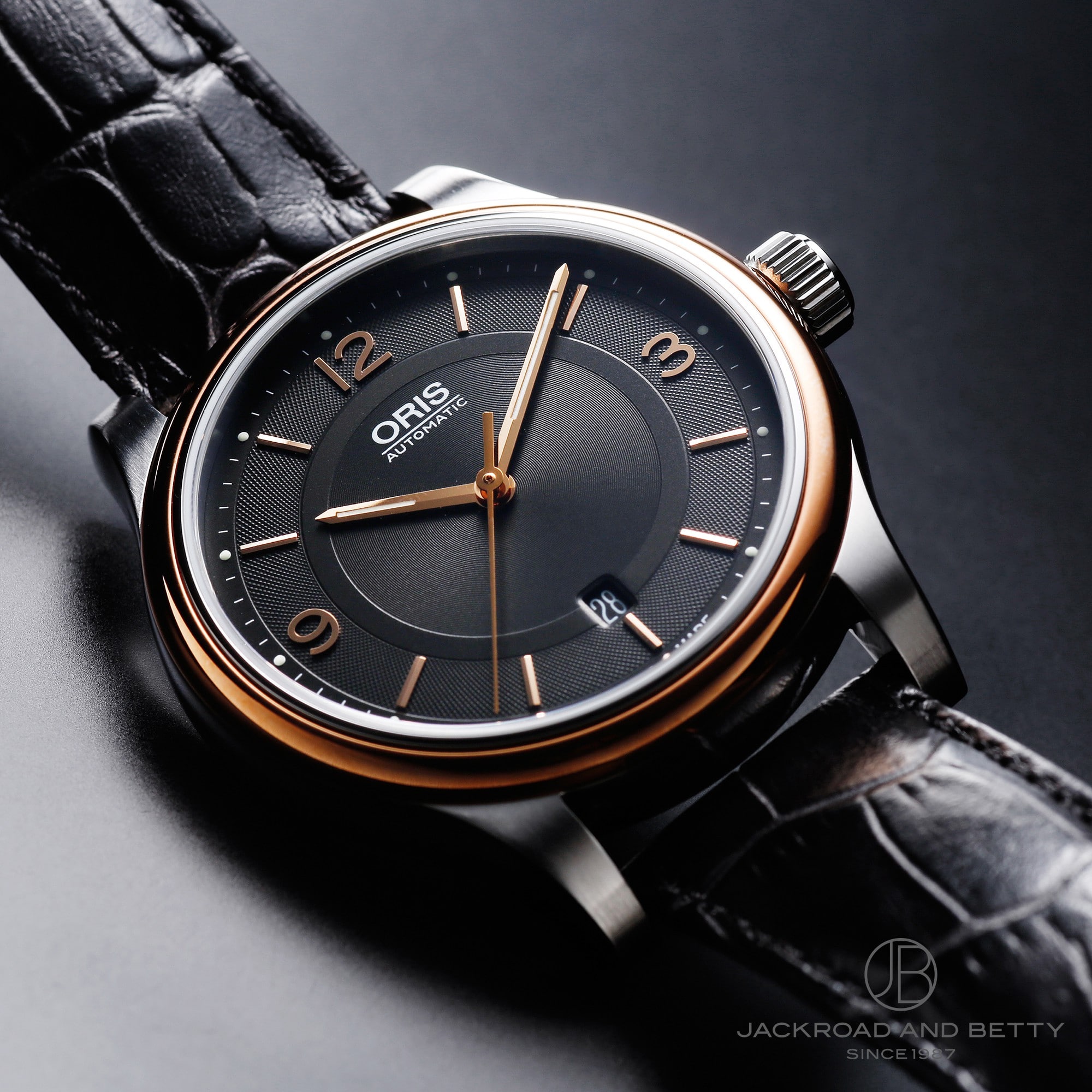 オリス クラシックMans Automatic Wristwatch Classic Date-