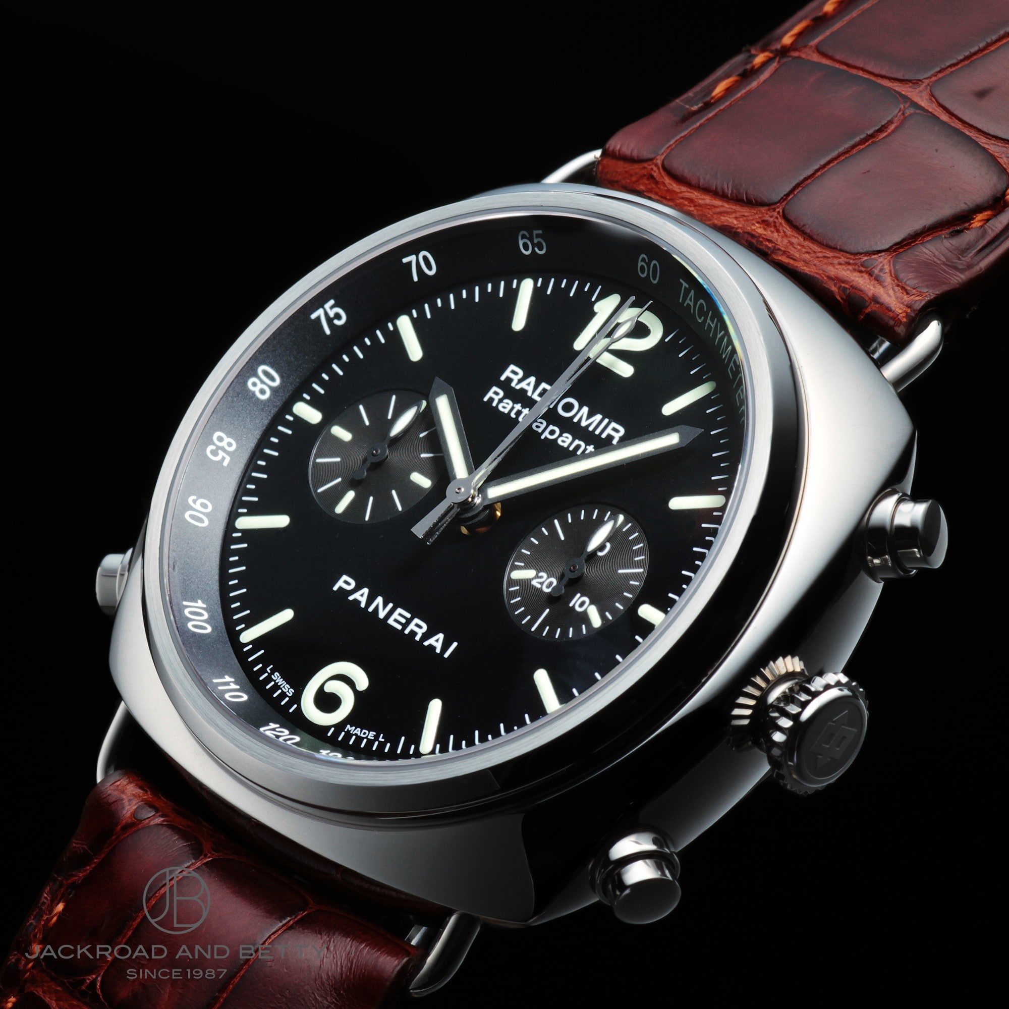 パネライ PANERAI PAM00214 ラジオミール ラトラパント クロノグラフ 自動巻き メンズ 箱・保証書付き_775873