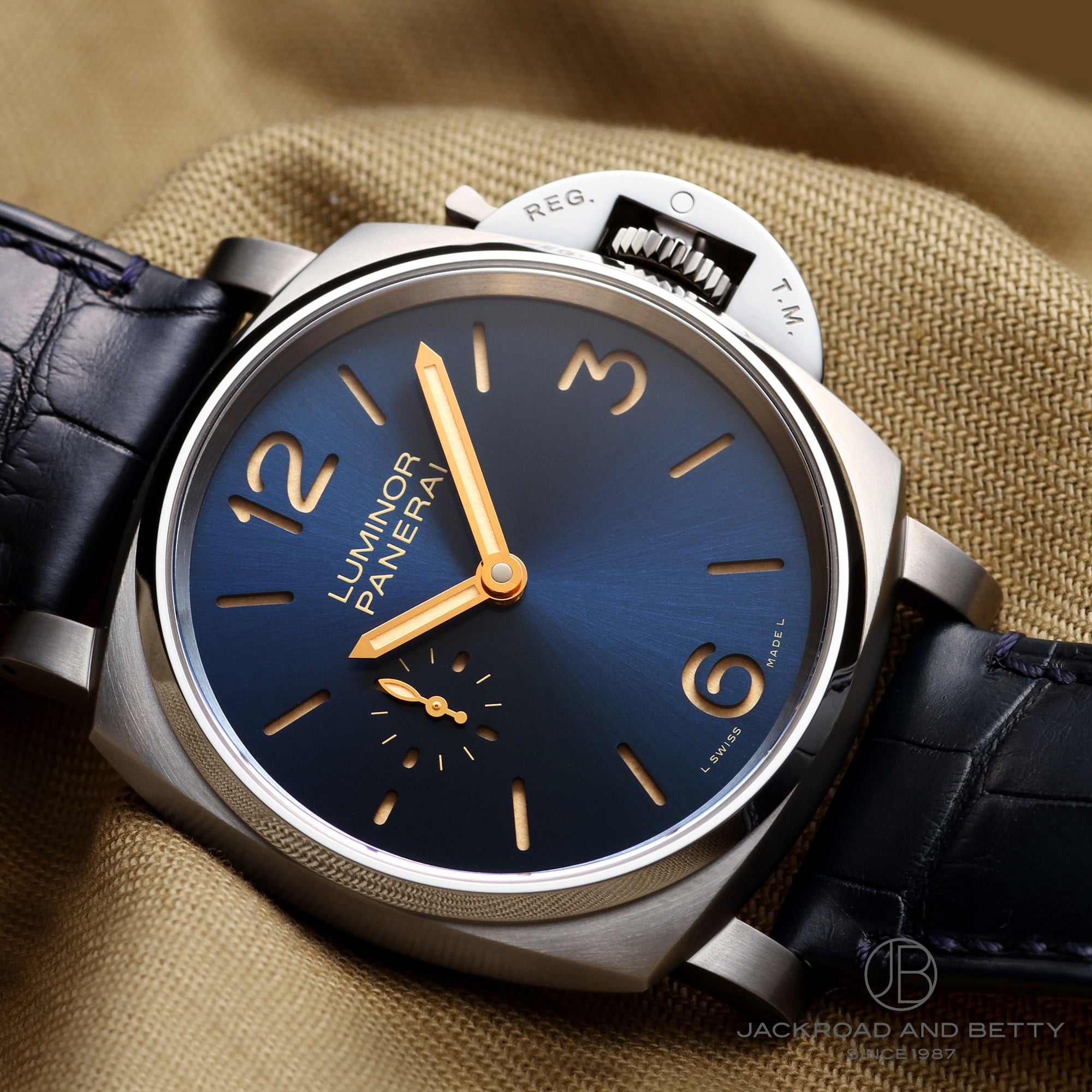 パネライ PANERAI PAM00617 ルミノール1950 3DAYS チタニオ スモールセコンド 手巻き メンズ 美品 _738731