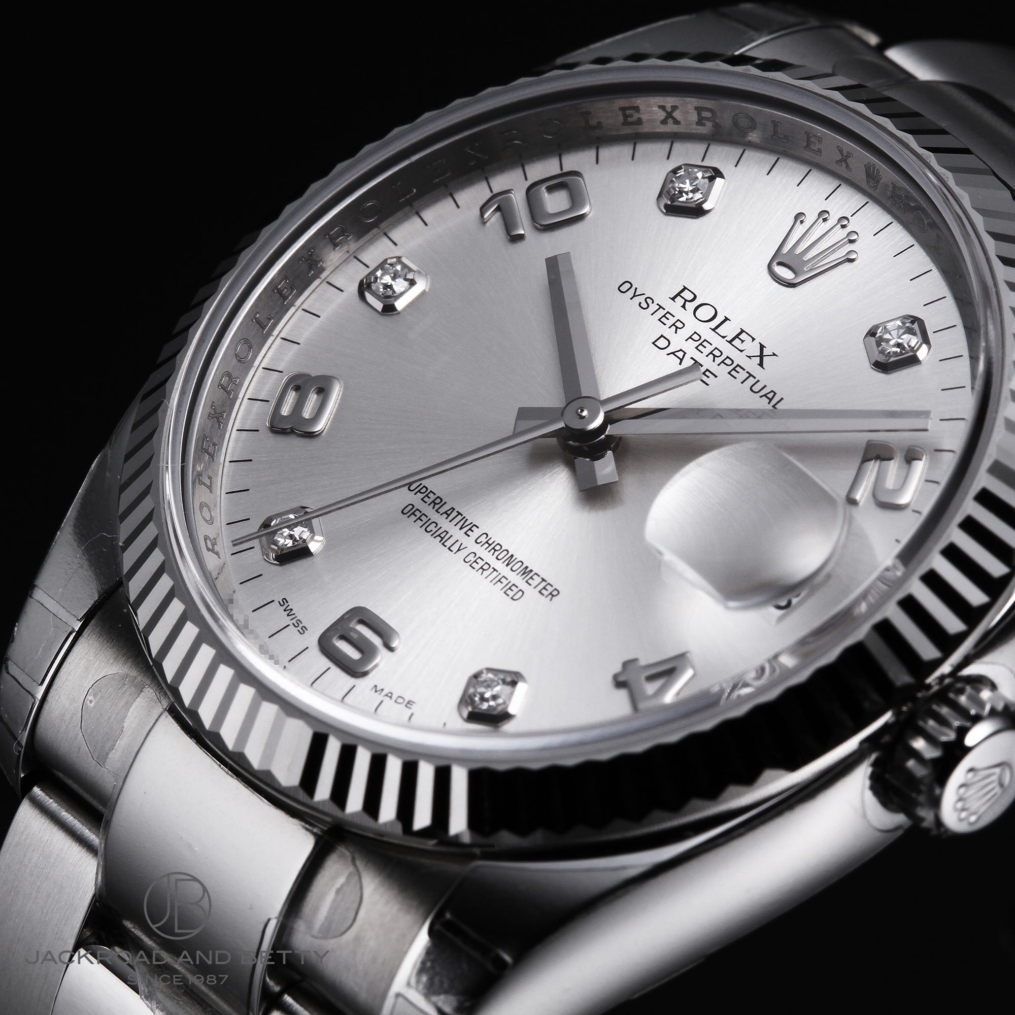 パーペチュアル デイト 5Pダイヤ[115234G] Oyster Perpetual