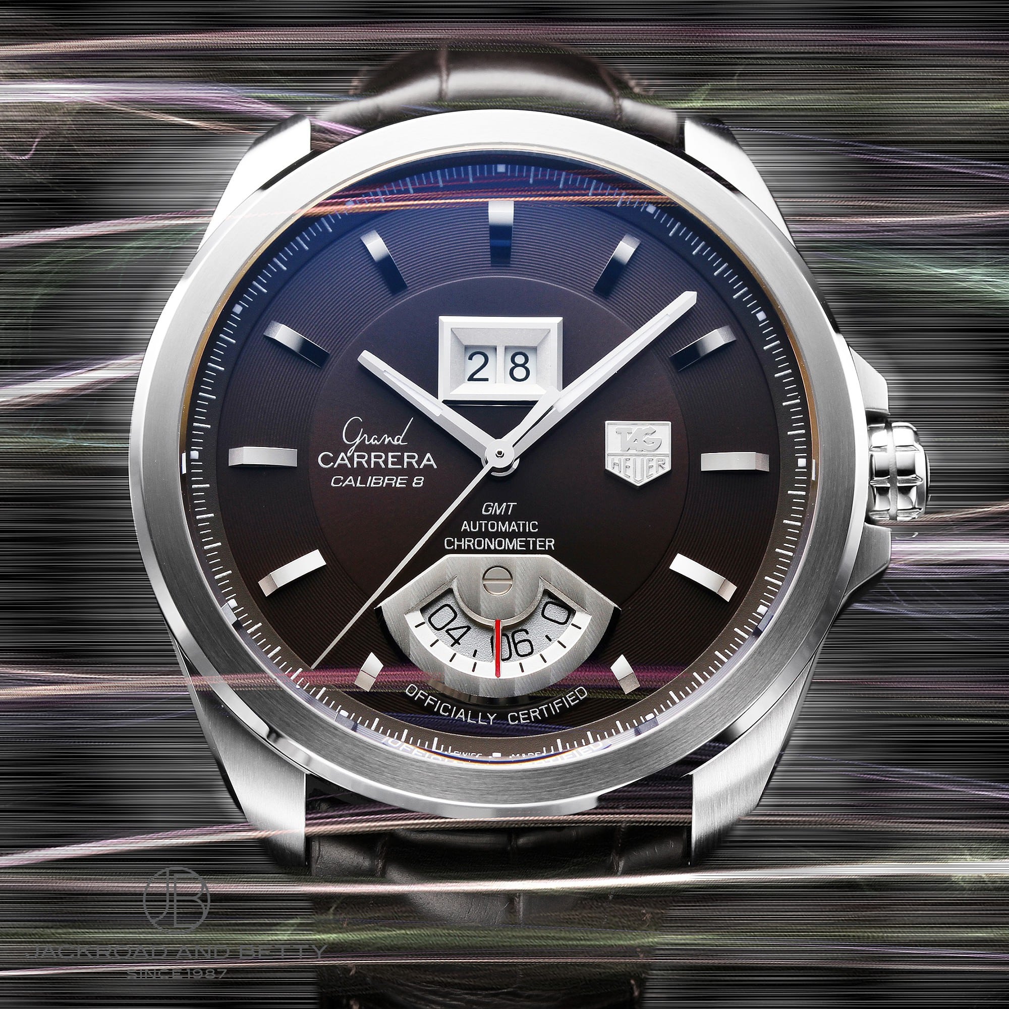 タグホイヤー TAG HEUER WAV5113 グランドカレラ GMT 自動巻き メンズ _745909