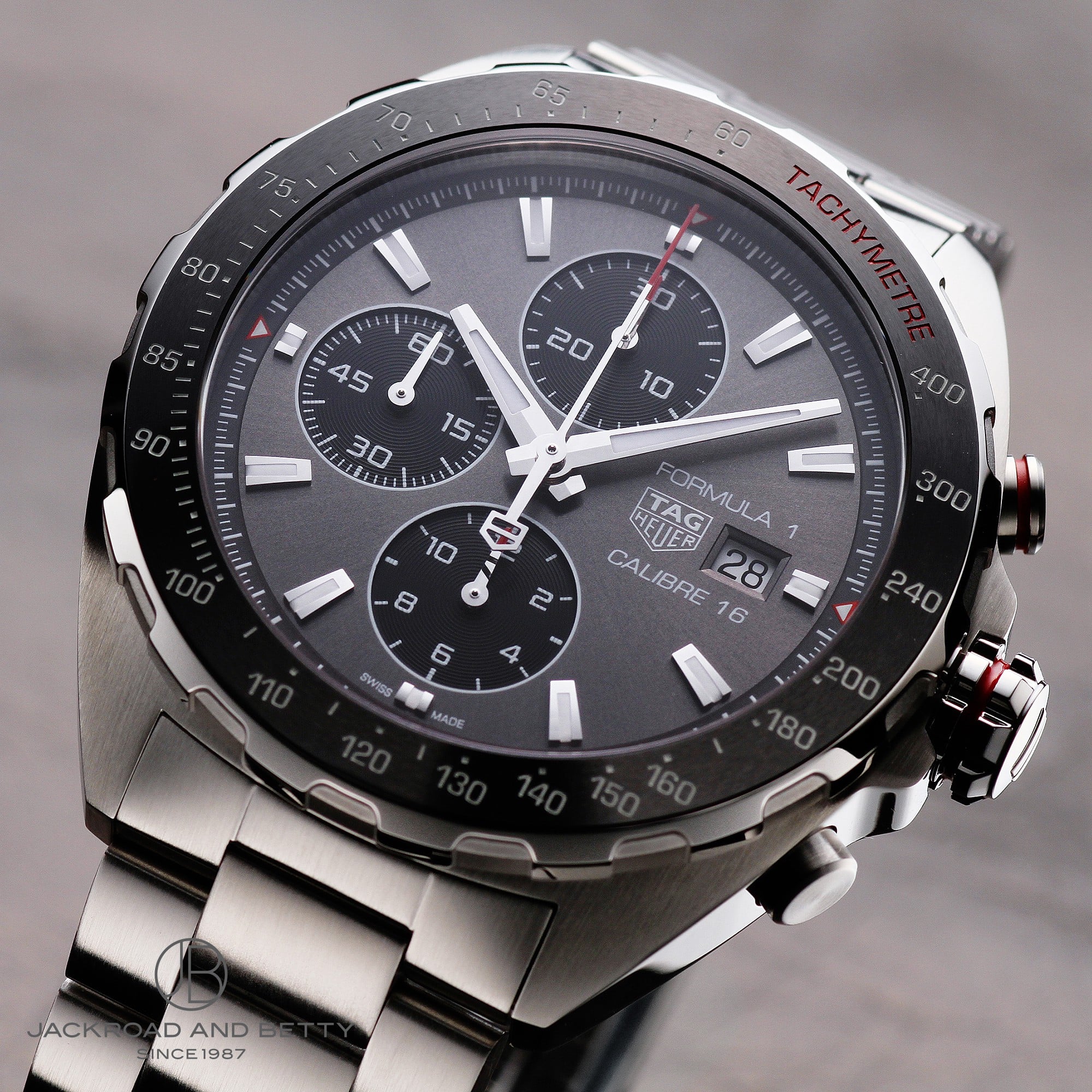 内部点検済 TAG Heuer タグホイヤー フォーミュラ1 キャリバー16 クロノグラフ CAZ2012 BA0876 デイト グレー SS ステンレス セラミック メンズ 自動巻き フォーミュラー1【6ヶ月保証】【腕時計】