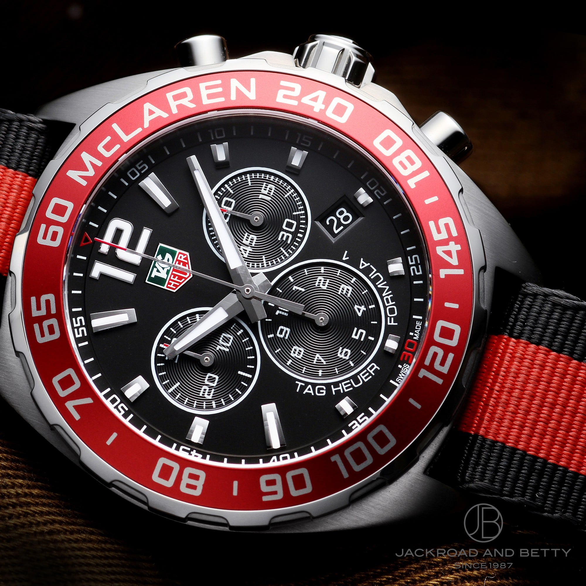 Aランク タグホイヤー フォーミュラ1 クロノグラフ WPC9595 腕時計 メンズウォッチ 社外ベルト 黒文字盤 クォーツ 腕時計 TAG HEUER