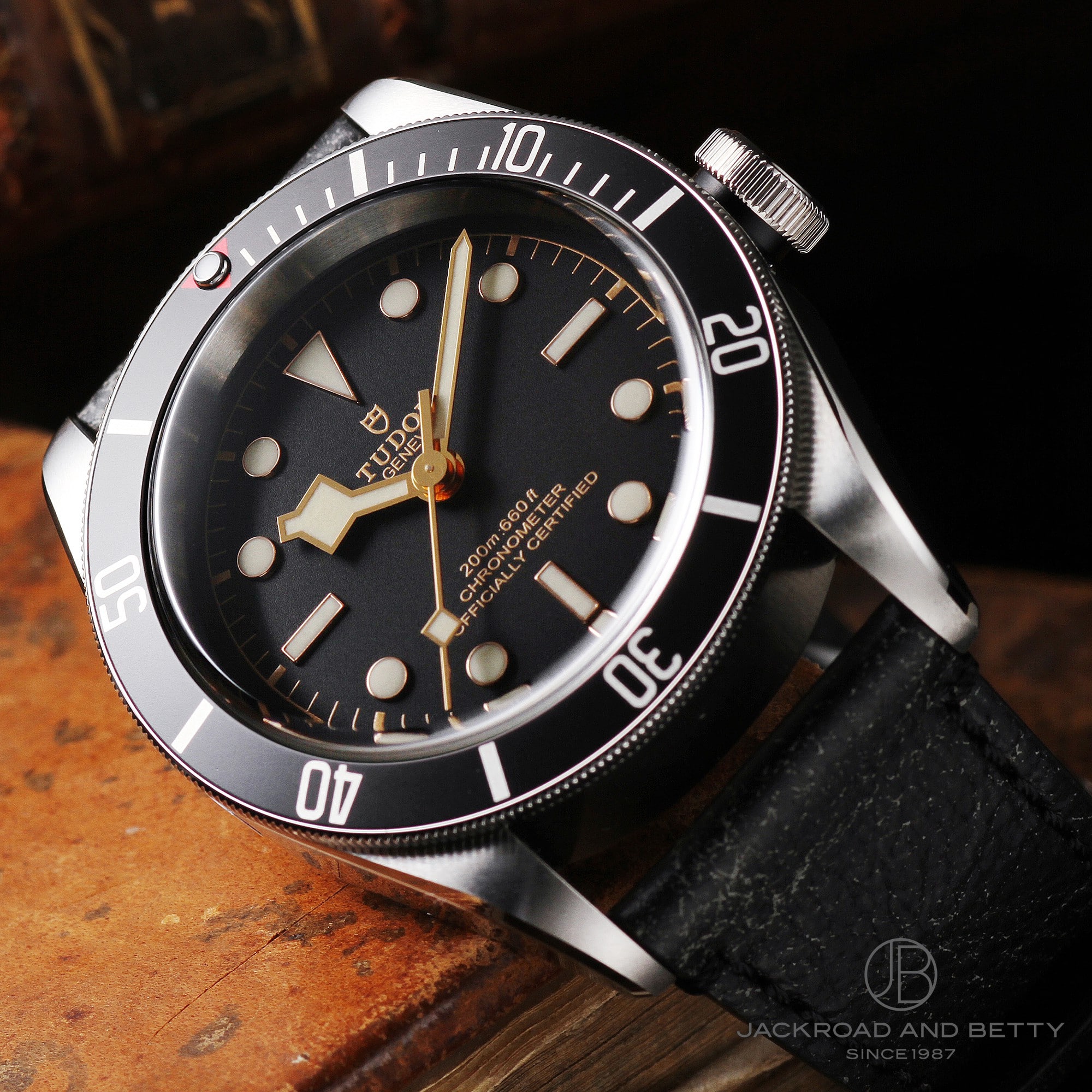 チューダー/チュードル TUDOR ヘリテージ ブラックベイ 79230N 黒 ステンレススチール 腕時計