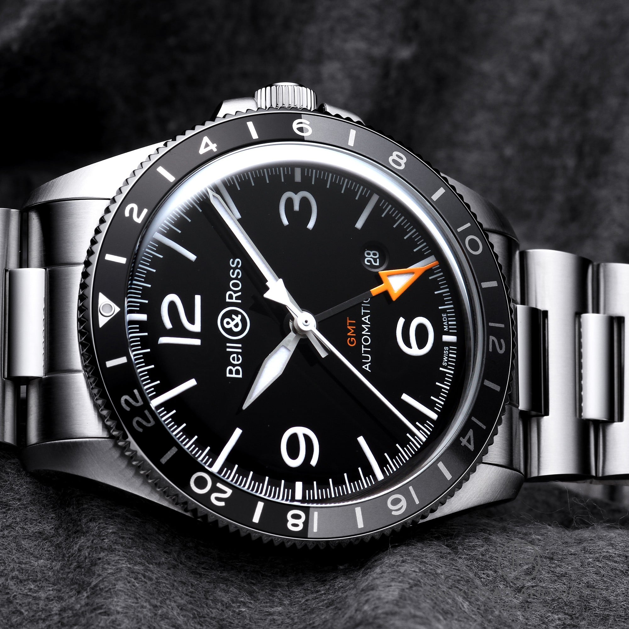 ベル&ロス BRV293 GMT 24H オートマティック BRV293-BL-ST/SST イメージ写真