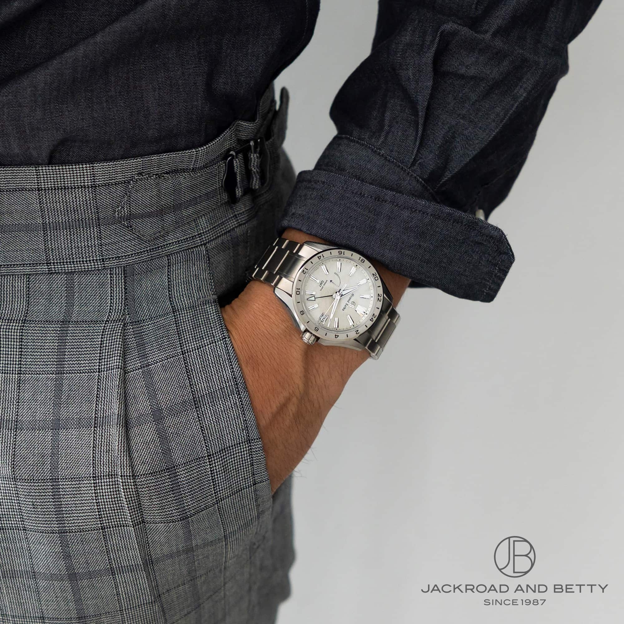 グランドセイコー エボリューション9 コレクション スプリングドライブ GMT 朝霧 Ref.SBGE285