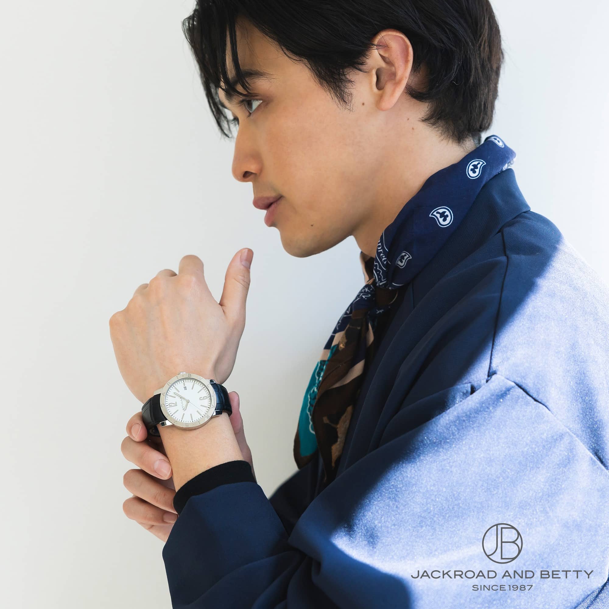 ブルガリ ブルガリブルガリ BB41WSLD 男性モデル着用イメージ