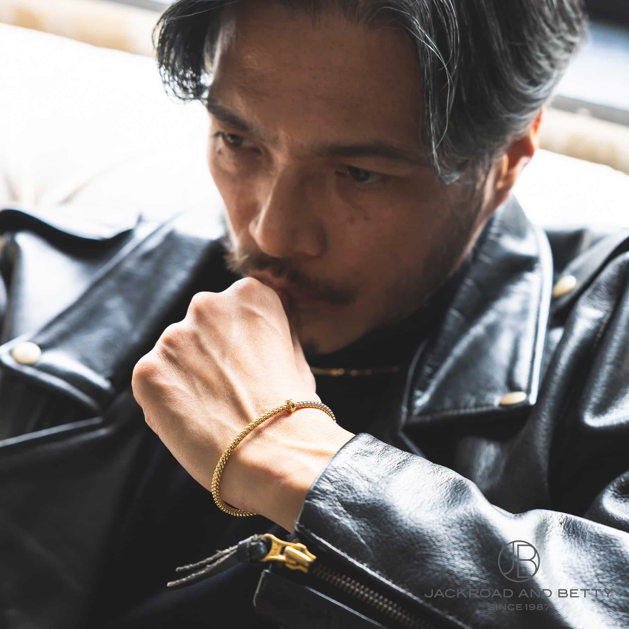 フォッペ プリマ フレグジット ブレスレット バイカラー メッシュチェーン