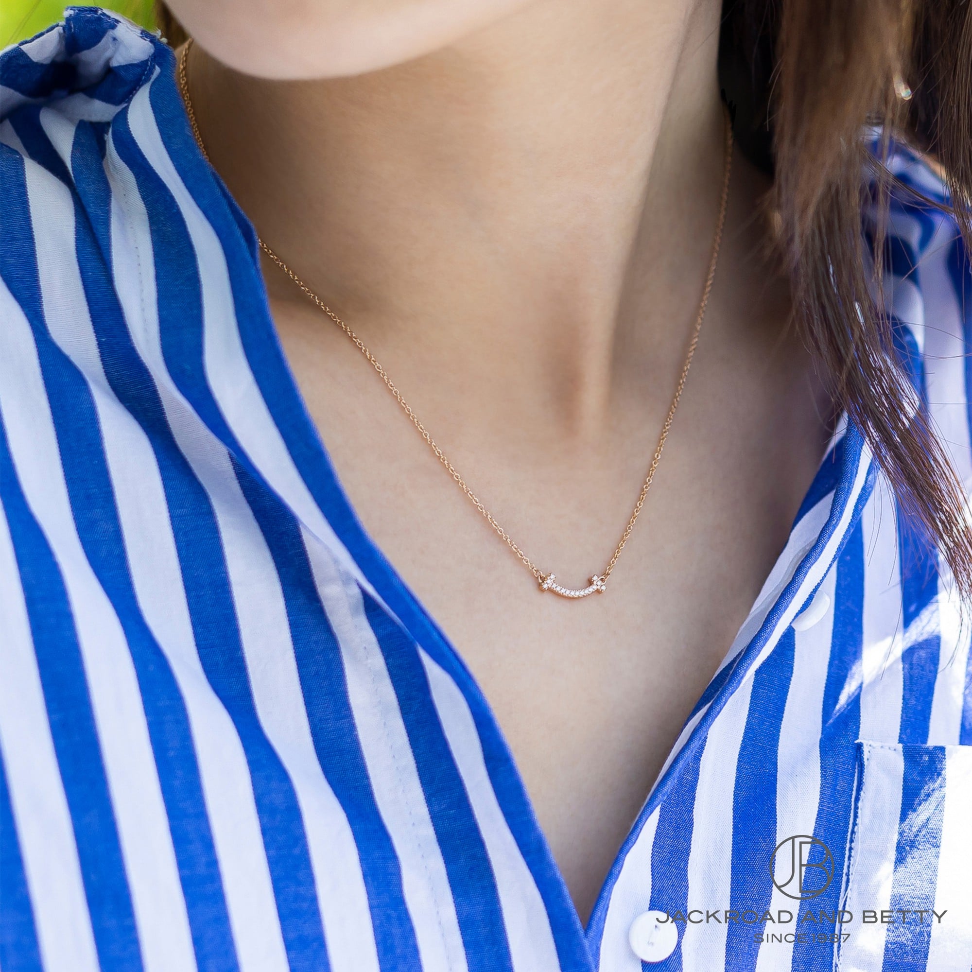 TIFFANY&CO STEAL MINI TSMILE PENDANT