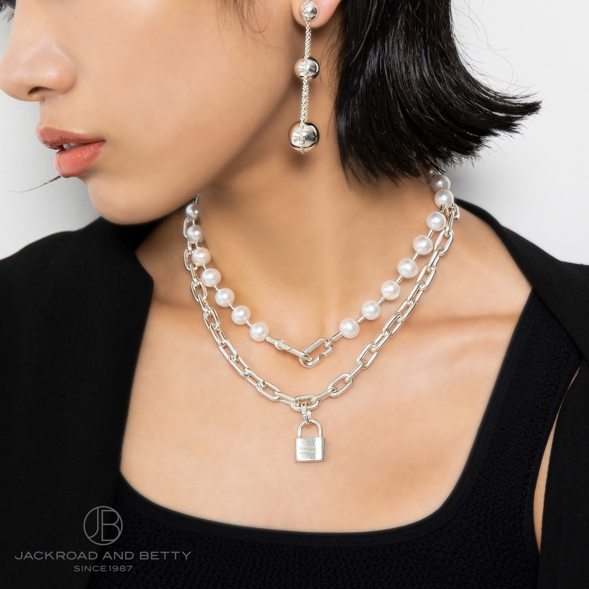 希少✨TIFFANY ティファニー ハードウェア パール ネックレス