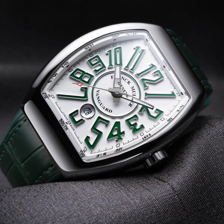 【値下げしました！】FRANCK MULLER フランクミュラー 腕時計 VANGUARD ヴァンガード AT ウォッチ ブラック文字盤 V45SCDTJ 自動巻き チタン    メンズ 定番【品】