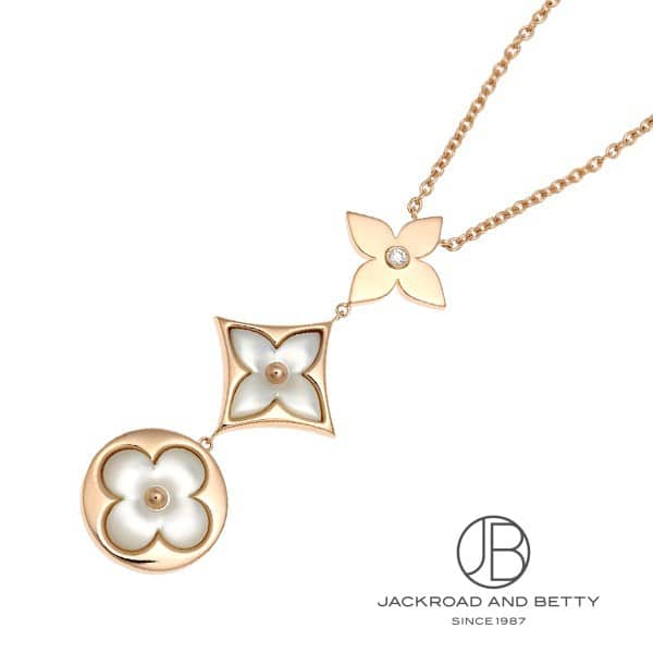 クラヴァット ブロッサム ナクレ ネックレス[Q94262] Color Blossom 