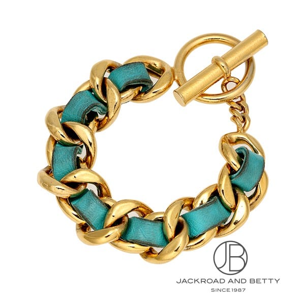 チェーン レザー ブレスレット[] Chain Leather Bracelet | シャネル