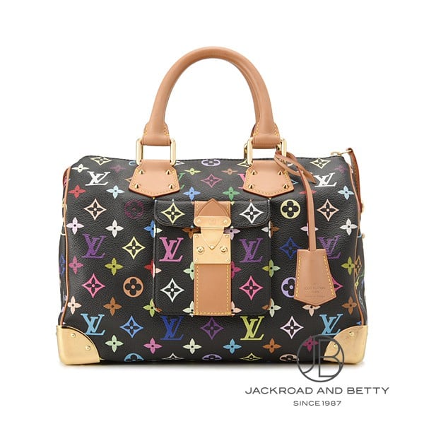 スピーディ30 モノグラム マルチカラー ブラック[M92642] Speedy30