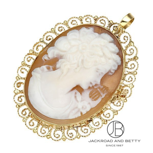 シェルカメオブローチ ペンダントトップ[] Shell Cameo Brooch Pendant