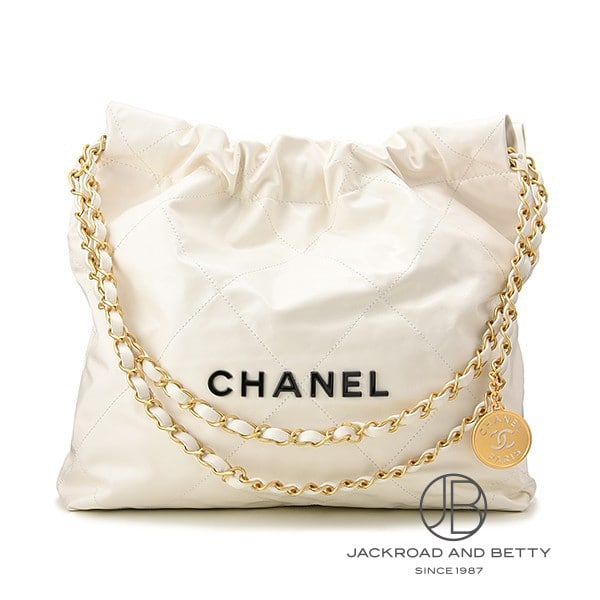 CHANEL 22 スモール ハンドバッグ ホワイト[AS3260] CHANEL 22 Small