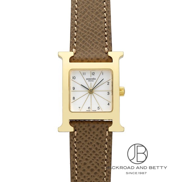 HERMES 腕時計 アワーH ウォッチ　スモールモデル25 mm　ブラウン Heure H watch, Small model, 25 mm | Hermès Mainland China