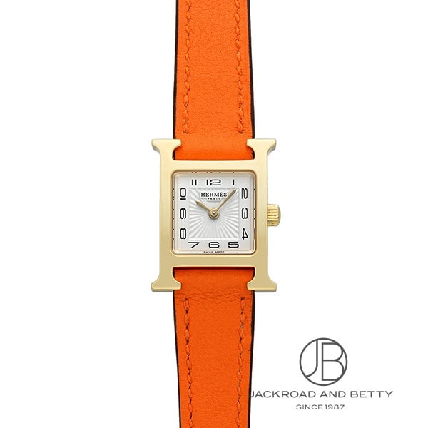 極美品HERMES エルメス ミニHウォッチ HH1.101 二重巻き 新品電池 HH1.101 ホワイト HERMES（エルメス）Hウォッチミニ 中古 | 東京
