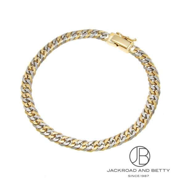 k18．pt850.ブレスレット(コンビ)N o.376. Amazon | [こねこネット] K18/Pt850 コンビブレスレット ロープ