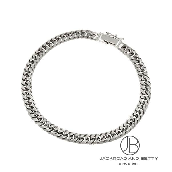 PT850 6面 ダブル 22.3g 18cm ブレスレット プラチナ 造幣局刻印