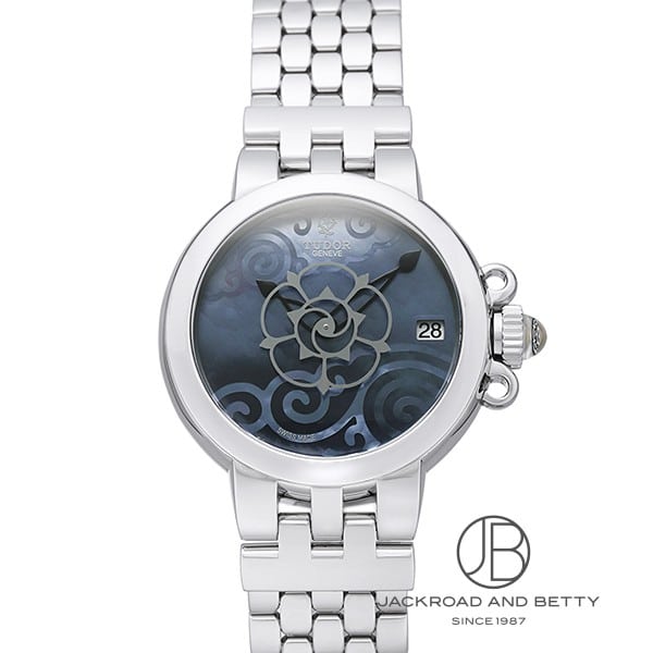 チューダー クレアドゥローズ シェル文字盤 自動巻き バラ ローズ