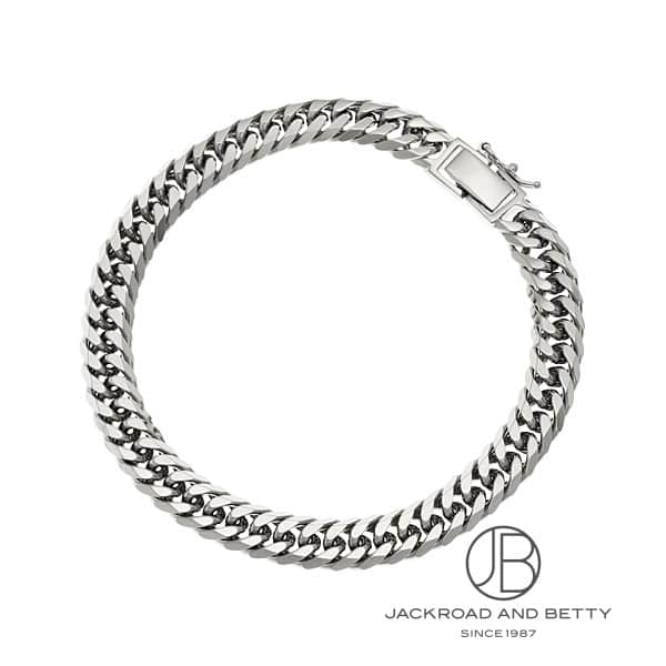 未使用・美品　4℃ Pt850 2連ブレスレット ジュエリーフィガロ ブレスレット プラチナ 2連 チェーン PT850