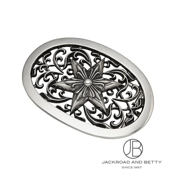 クロムハーツ シルバーバックル クラシック オーバル スター