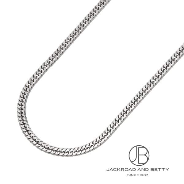 PT850 6面 ダブル 20.9g 40cm ネックレス 造幣局刻印有り[] Platinum