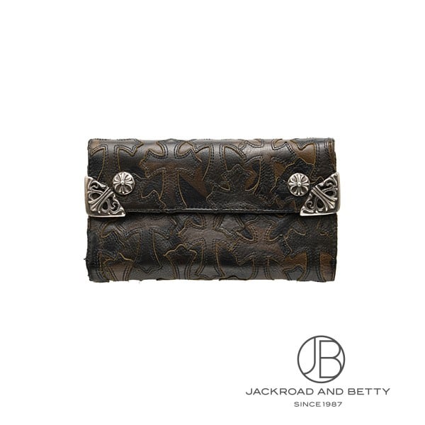 クロムハーツ ウェーブ SOLD！クロムハーツ 財布 ウェーブ ウォレット クロスボタン