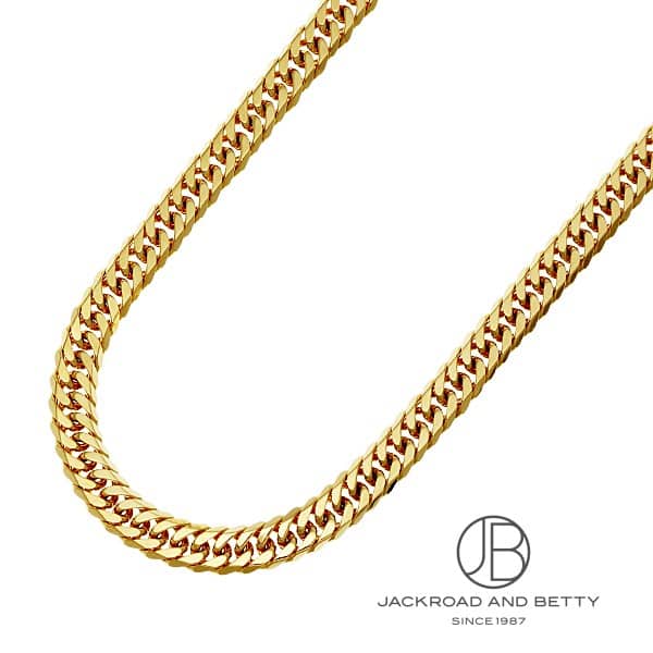 K18 6面 ダブル 45.7g 45cm ネックレス 造幣局刻印有り[] Chain